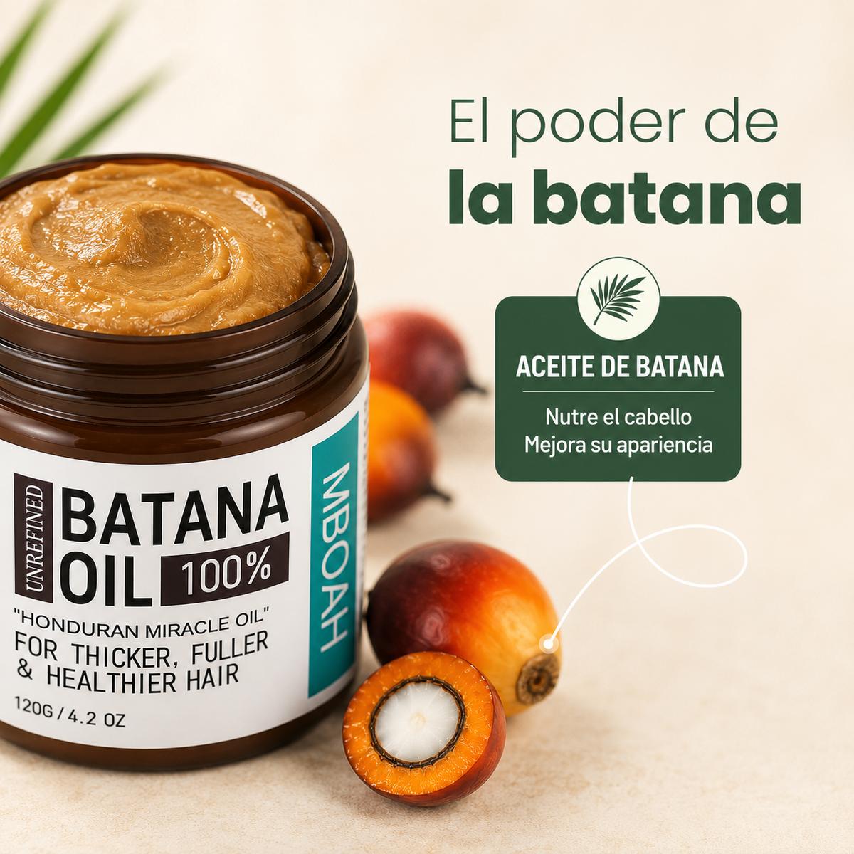 Aceite de Batana Reparador y Fortalecedor