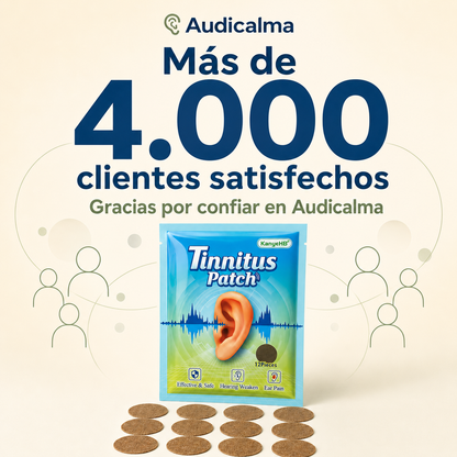 Parches para reducir los zumbidos y pitidos de forma natural en 2 semanas