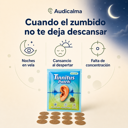 Parches para reducir los zumbidos y pitidos de forma natural en 2 semanas