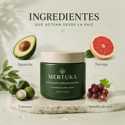 Exfoliante Capilar Natural Mertuka